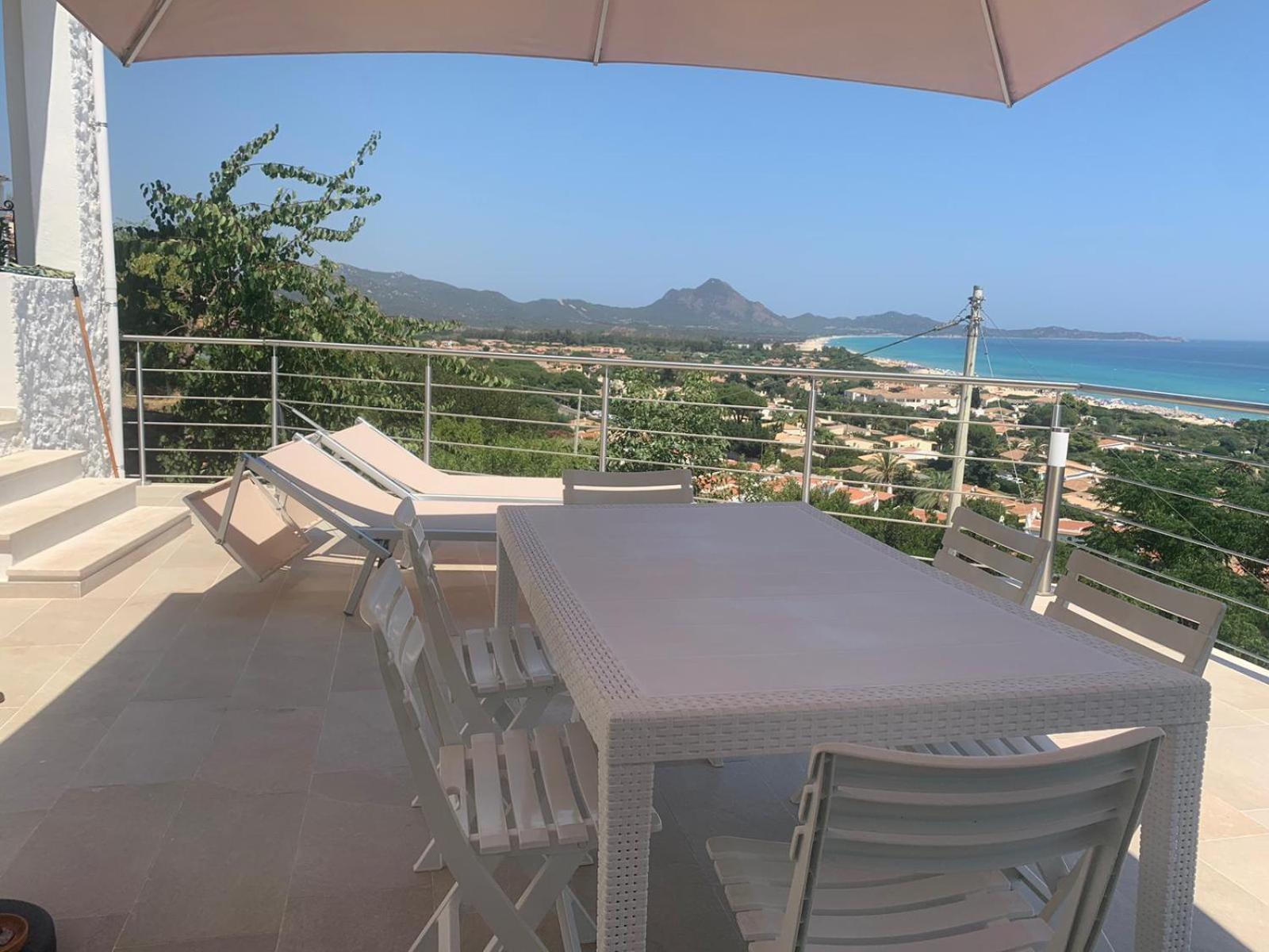 Vila La Terrazza Sull'Alba Costa Rei Exteriér fotografie